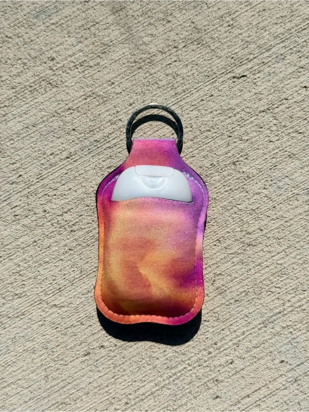 NWOT-Colorful Hand Sanitizer Holder Keychains (5)
